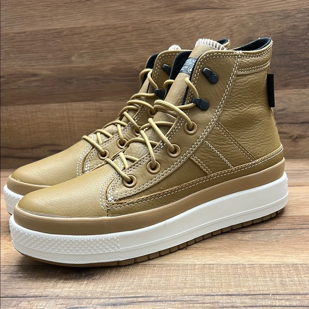 Converse Tan High-Top Sneakers